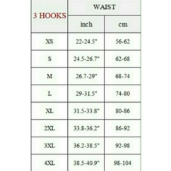 One 5XL Left • 3 Hook Waist Trainer - Picture 5 of 5